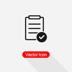 Checklist Icon Vector Illustration Eps10