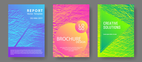Brochure layout design templates.