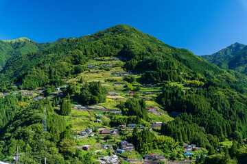 A historic village in Miyoshi City, Tokushima Prefecture, Japan