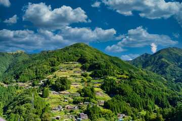 A historic village in Miyoshi City, Tokushima Prefecture, Japan