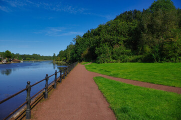 river in the park