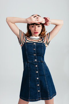 Cute Female With Trendy Outfit