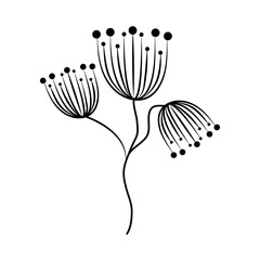 minimalist tattoo flowers delicate floral silhouette art