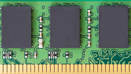 Green Printed Circuit Board Background