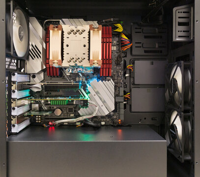 Inside of a personal computer