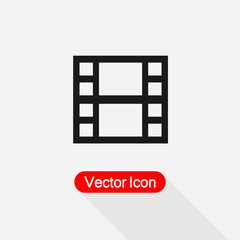 Film Reel Icon Vector Illustration Eps10