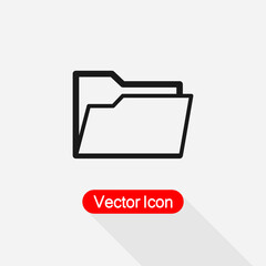 Folder Icon Vector Illustration Eps10