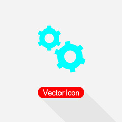 Gears Icon, Settings Icon vector illustration Eps10