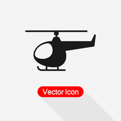 Helicopter Icon Vector Illustration Eps10