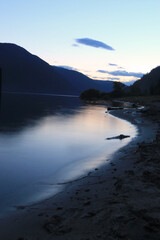 Mountain Lake View In Summer
