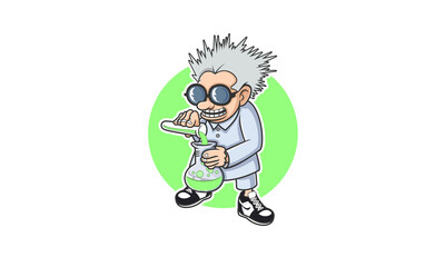 Scientist Mascot Design