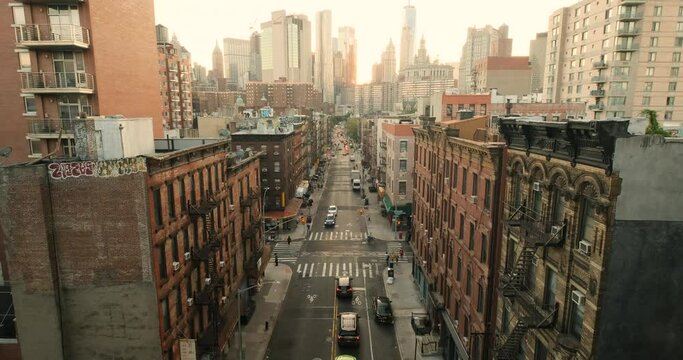 Chinatown neighbourhood in Manhattan New York
