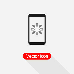 Mobile Loading Icon Vector Illustration Eps10