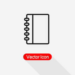 Note Book Icon,Diary Icon Vector Illustration Eps10