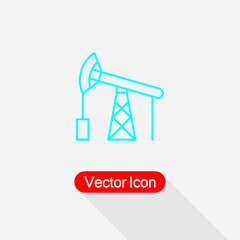 Oil Pump Icon, Oil Pump Logo Vector Illustration Eps10