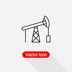 Oil Pump Icon, Oil Pump Logo Vector Illustration Eps10