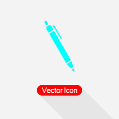 Pen Icon, Pencil Icon Vector Illustration Eps10