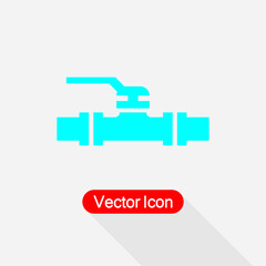 Fototapeta premium Pipe Icon Pipe Ring Icon,Valve Icon Vector Illustration Eps10