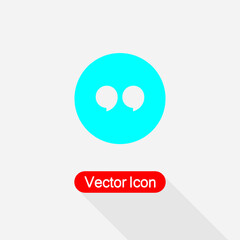 Quotation Mark Symbol Icon Vector Illustration Eps10