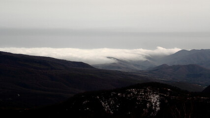 Fototapeta premium 雲海の波