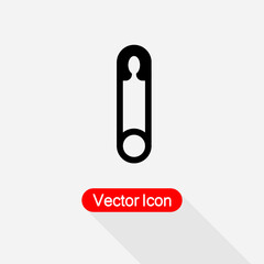 Safety Pin Icon Vector Illustration Eps10