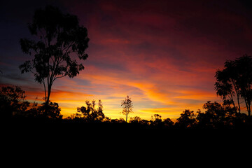 Fototapeta na wymiar tropical sunset NT