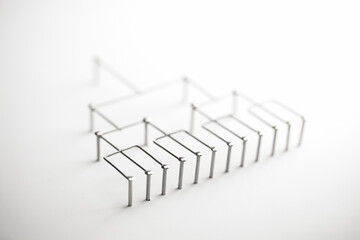 Hierarchy, command chain, company / organization structure or layer and grouping concept image. Top...