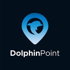 DOLPHIN POINT LOGO DESIGN UNIQUE