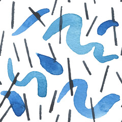 水彩　イラスト　パターン　背景　素材
絵具　アート