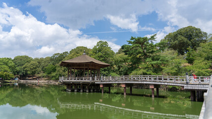 Fototapeta premium 奈良県 浮見堂