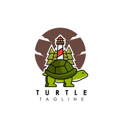 Tiger with lighthouse logo