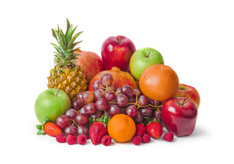 Fototapeta na wymiar Set of fruits