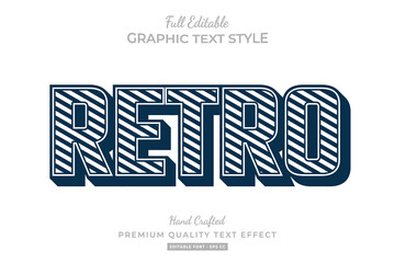 Old Retro 3d Text Style Effect