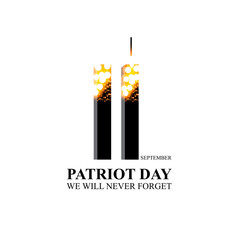 11 September-Patriot day USA.We will never forget