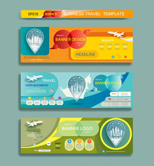 Brochure poster set vector template design with promotion text presentation.