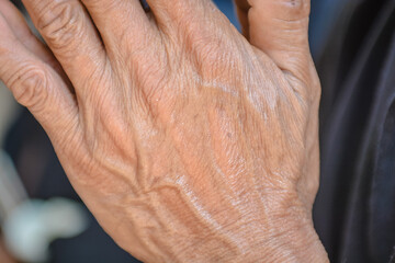 Fototapeta premium Buddhist rituals Shield for the deceased