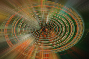 colorful and multicolored twirl made in a creative and abstract way