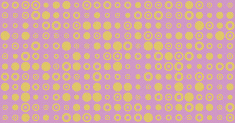 Abstract Color Halftone Dots generative art background illustration