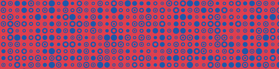 Abstract Color Halftone Dots generative art background illustration