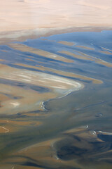 Namibian desert aerial view