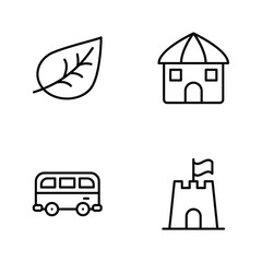 Hawaii Symbols Vector Collection 