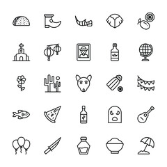 Pack Of Mexico Symbols 