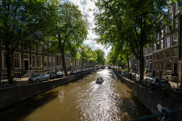 Fototapeta premium Amsterdam Holland Niederlande Gouda Grachten