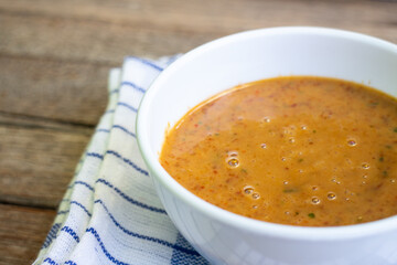 Peanuts sauce, made from peanuts, Indonesia traditional sauce for food like satay, pecel (Javanese Salad), lontong, and more indonesian traditional food