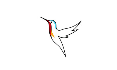 Obraz premium ptak rajski kwiat na białym tle.