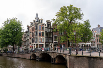 Amsterdam Holland Niederlande Gouda Grachten