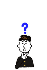 疑問に思う男子中学生高校生
