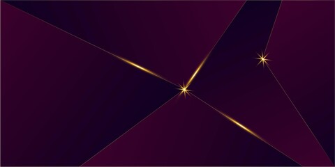 Purple Luxury Gold Background. Golden Silver Low Poly Design Royal 