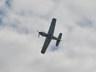 Pilot performances of Yak piston aircraft at the air show