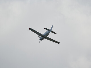 Pilot performances of Yak piston aircraft at the air show